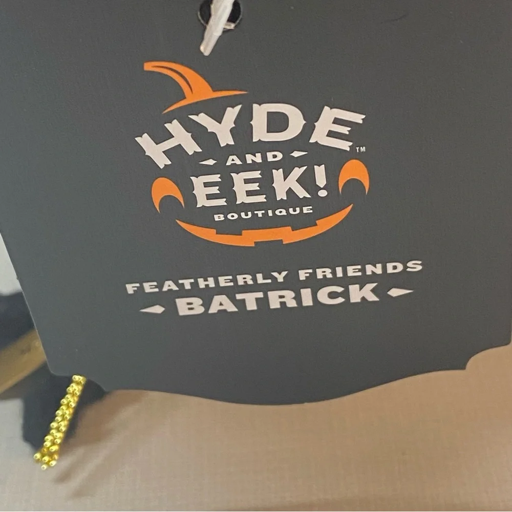 Batrick Bat Target Featherly Friends Hyde & Eek Felt Halloween Bird NEW